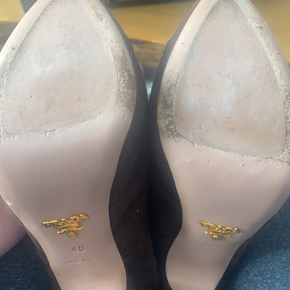 Prada rare suede brown boots in size 40! - Picture 4 of 7